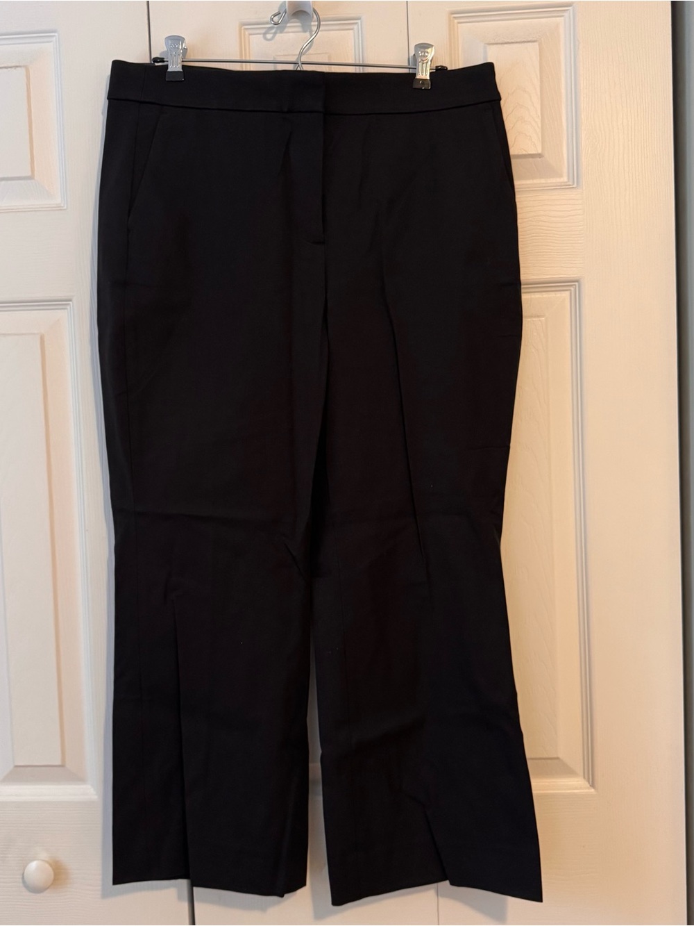 J. Crew Black Boot-Cut Dress Pants